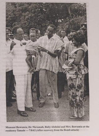 Baby Abdulai Bawumia and family with Dr. Kwame Nkrumah in 1962