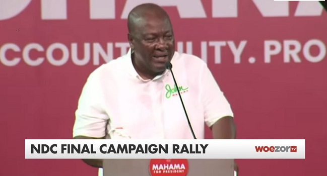 Take action on Saturday and vote to unlock a better future for yourselves - Mahama to Ghanaians