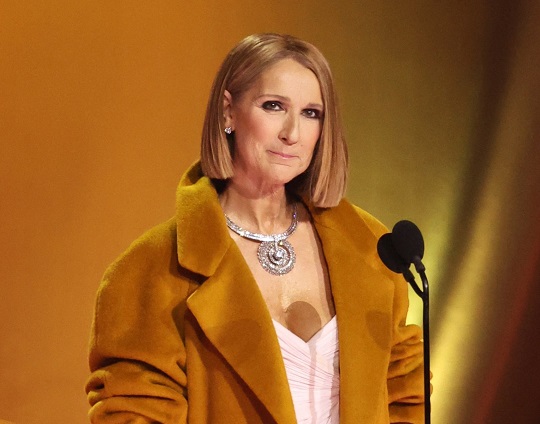 Watch Celine Dion’s rare public appearance at the 66th Grammys ...