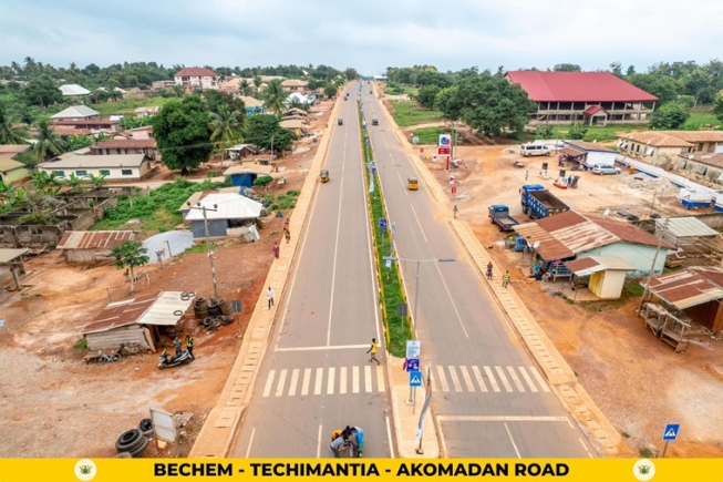 Akufo-Addo inaugurates 40.4 km Bechem-Techimantia-Akomadan road ...