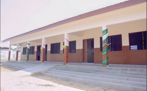 The new classroom block at TMA Day Care Centre, Site 7 Community 1 