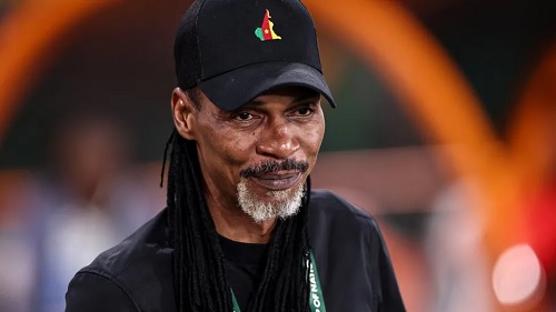 Then-Cameroon coach Rigobert Song called Wilfried Nathan Doualla up for the 2023 Africa Cup of Nations