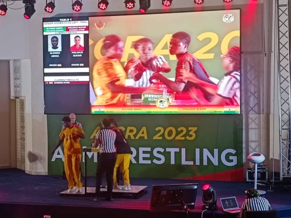 African Games: Medals flow for Team Ghana in armwrestling