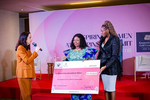 Kempinski Hotel donates to Breast Care International