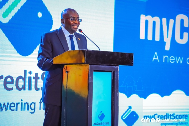 myCreditScore: VP Bawumia launches Ghana's credit scoring system