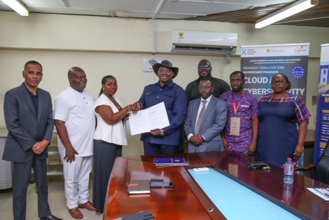 GCTU signs MoU for Microsoft IT Certification Programs in Ghana.