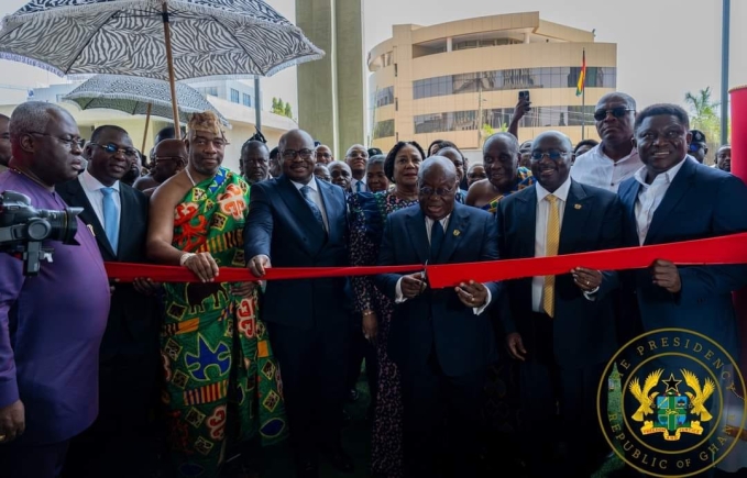 President Akufo-Addo commissions new Bank of Ghana headquarters  