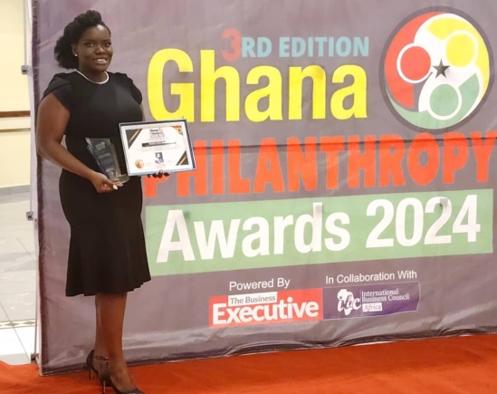 LuccaHealth Director wins top honours at Ghana Philanthropy Awards 2024