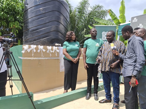 Supacem inaugurates borehole project in Koforidua Okorase 