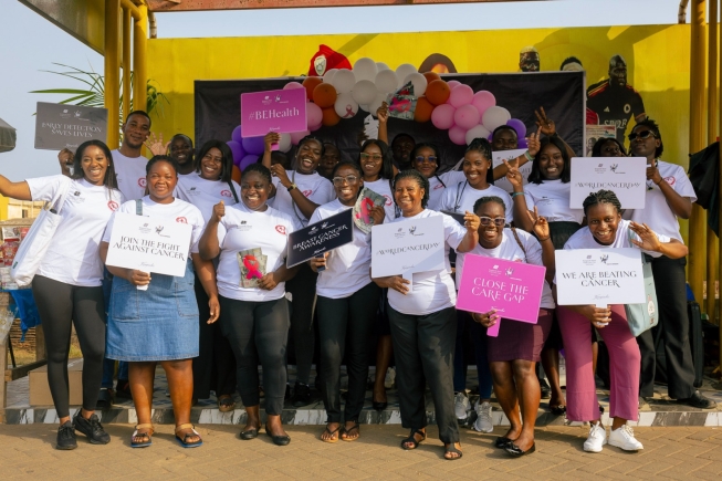 Kempinski Hotel marks World Cancer Day with breast cancer awareness campaign