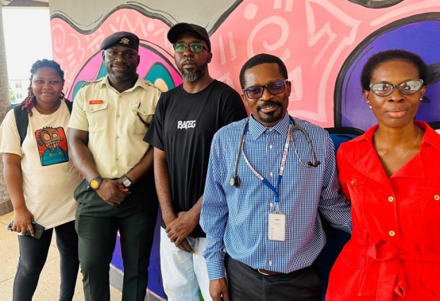 Ghanaian artists brighten paediatric wards and children’s hospital spaces with mural project