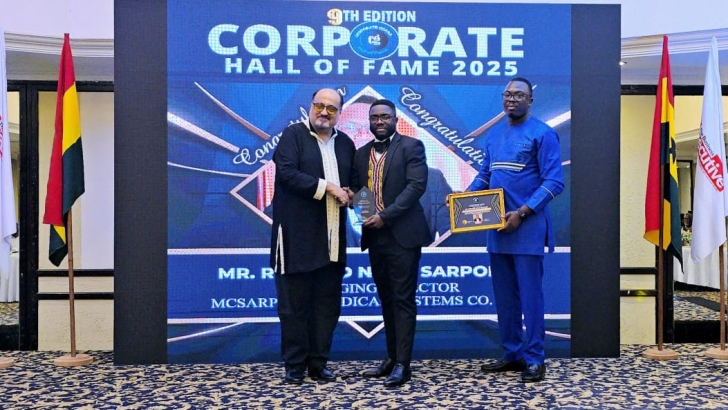 McSarpong Medical Systems MD honoured at 2025 Corporate Ghana Hall of Fame Awards