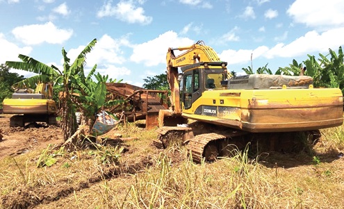 Heavy mining equipment mobilised to the Atronie area ahead of planned operations Heavy mining equipment mobilised to the Atronie area ahead of planned operations