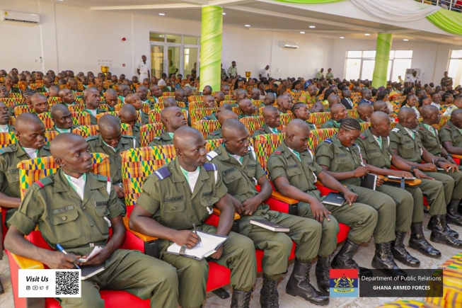 Ghana Military Academy Holds Induction Religious Parade For Cadets ...