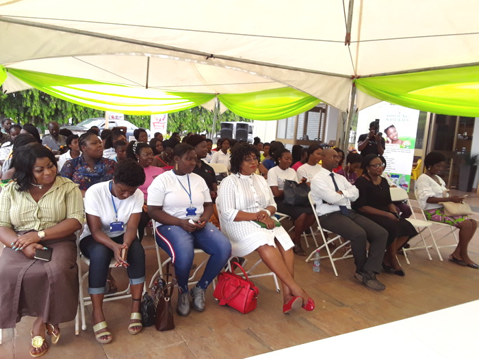 Some exhibitors at the opening of the trade show 