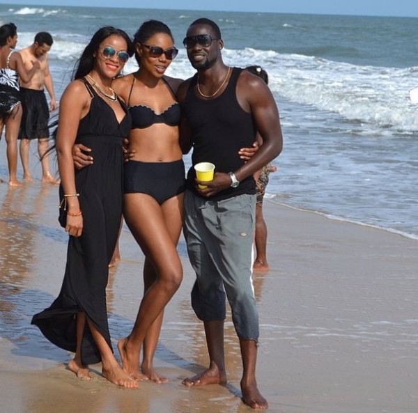 Damilola Adegbite, Yvonne Nelson and Chris Attoh