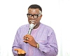 Rev.­ Dr Mensa Otabil addressing the audience at the Central University Institutional Lecture