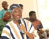 Mohammed-Mubarak Muntaka, Minister for the Interior, speaking to some traditional leaders. Picture: ESTHER ADJORKOR ADJEI 