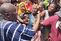 Madina Market women mob Bawumia as he commiserates with them after fire outbreak
