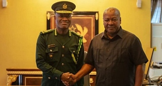 President Mahama commends outgoing service commanders for dedicated service